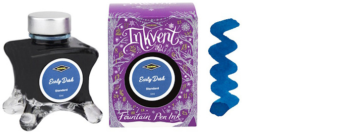 Diamine Ink bottle, Inkvent Purple Edition series Early Dusk ink (50ml)