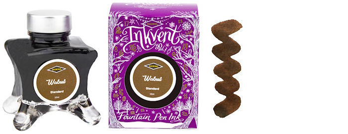 Diamine Ink bottle, Inkvent Purple Edition series Walnut ink (50ml)