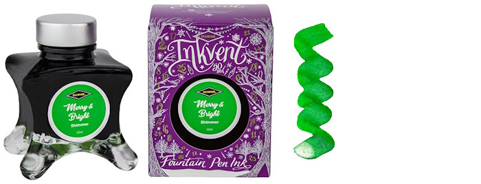 Diamine Ink bottle, Inkvent Purple Edition series Merry & Bright ink (50ml)