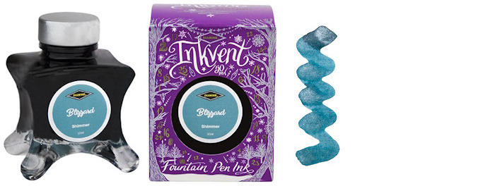 Diamine Ink bottle, Inkvent Purple Edition series Blizzard ink (50ml)
