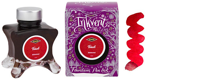 Diamine Ink bottle, Inkvent Purple Edition series Tinsel ink (50ml)