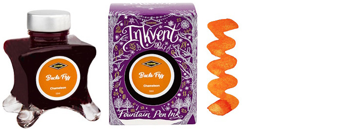 Diamine Ink bottle, Inkvent Purple Edition series Bucks Fizz ink (50ml)