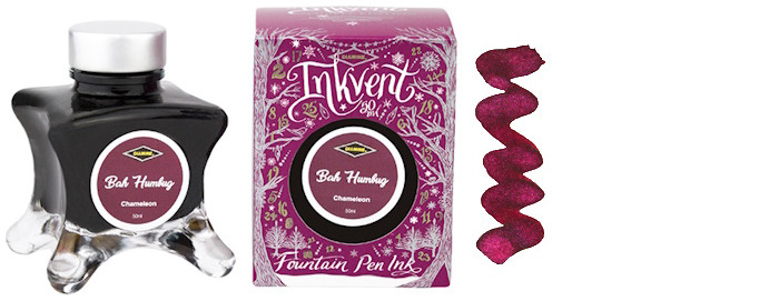Diamine Ink bottle, Inkvent Purple Edition series Bah Humbug ink (50ml)