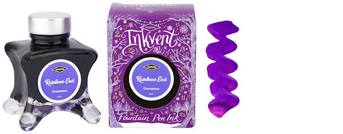 Diamine Ink bottle, Inkvent Purple Edition series Rainbows End ink (50ml)