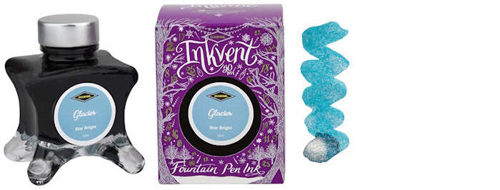 Diamine Ink bottle, Inkvent Purple Edition series Glacier ink (50ml)