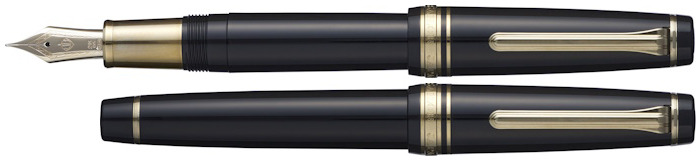 Sailor Fountain pen, Pro Gear Roppongi Gold LE series Black GT (Standard-21kt nib)