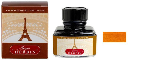 Jacques Herbin Ink bottle, Paris Collection series Brun Eiffel ink - 30ml