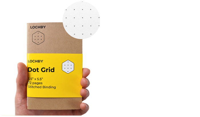 Lochby Notebook refill, Accessories series White (Dot grid)