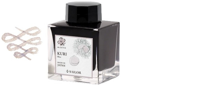 Sailor ink bottle, Manyo series Kuri ink - 50ml