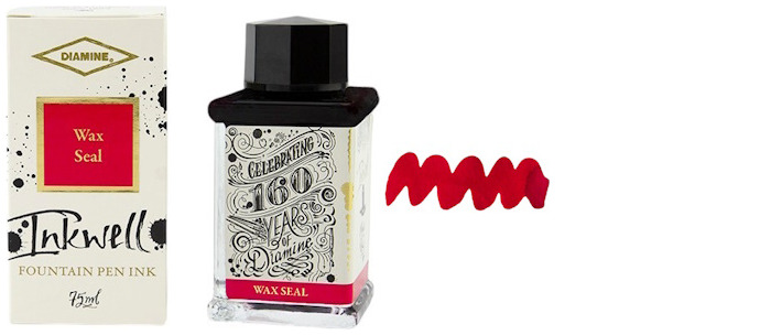 Diamine Ink bottle, 160th Anniversary ink 75ml series Wax Seal ink 