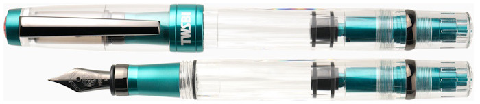 TWSBI Fountain pen, Diamond 580 ALR series Caribbean with Onyx (Stub nib)
