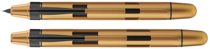 Nahvalur Fountain pen, Eclipse series Electrum