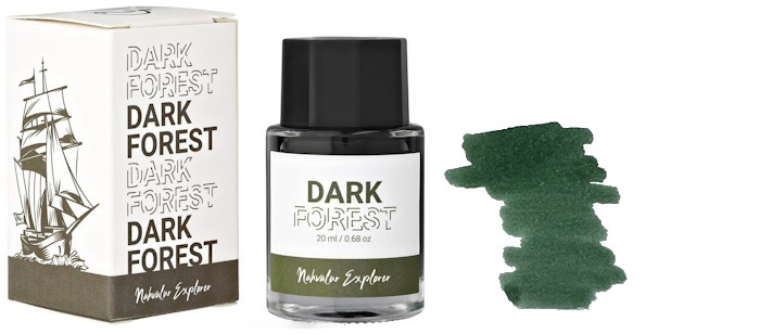 Nahvalur Ink bottle, Explorer series Dark Forest ink (20ml)