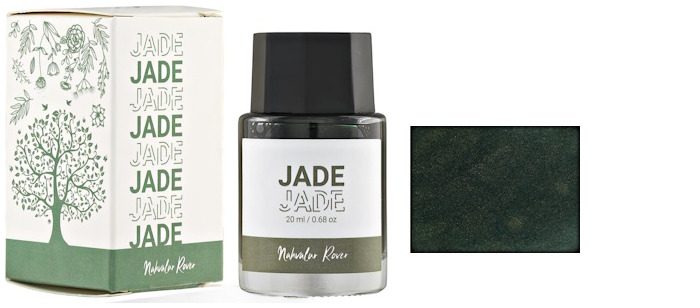 Nahvalur Ink bottle, Rover series Jade ink (20ml) 