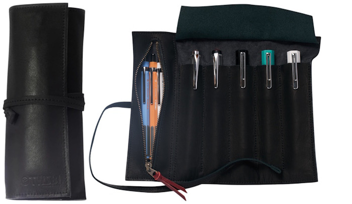 TWSBI Pen pouch, Leather Roll Case series Black