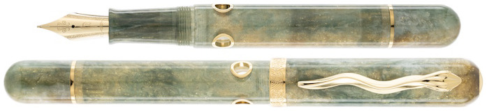 Nahvalur Fountain pen, Pen of the Year Snake 2025 Limited Edition series (14kt nib)