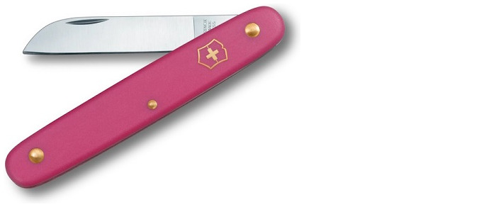 Victorinox Floral knife, Garden series Pink (Straight blade)