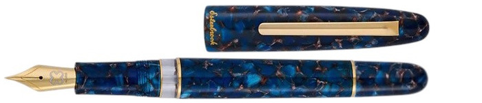 Esterbrook Standard Fountain pen, Estie Core Nouveau Bleu GT series (Integrated pump)