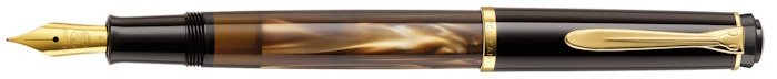 Pelikan Fountain pen, Classic M200 series Brown marbled GT