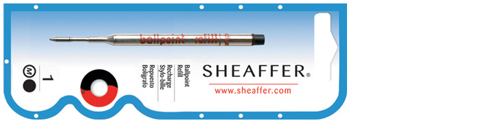 Sheaffer Ballpoint refill, Refill & ink series Black ink