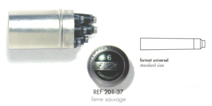 J.Herbin  Ink cartridge, La Perle des Encres serie Green ink (Wild ivy)