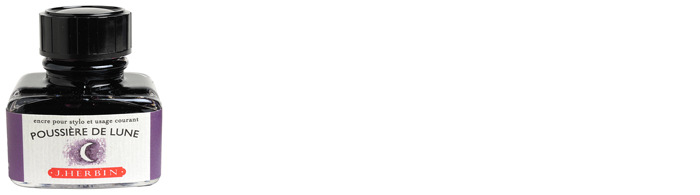 J.Herbin  Ink bottle, La Perle des Encres serie Brown ink (Moondust perple)