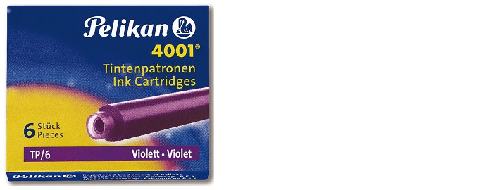 Pelikan Ink cartridge, Refill & ink series Violet ink (Short)