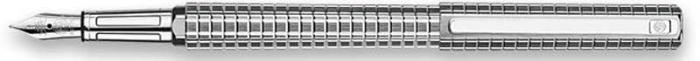 Caran d'Ache Fountain pen, Hexagonale  serie Silver