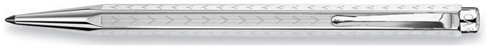 Caran d'Ache Ballpoint pen, Ecridor Chevron series Rodhium (with free space)