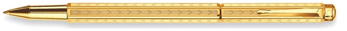 Caran d'Ache Roller ball, Ecridor Chevron series Gilded