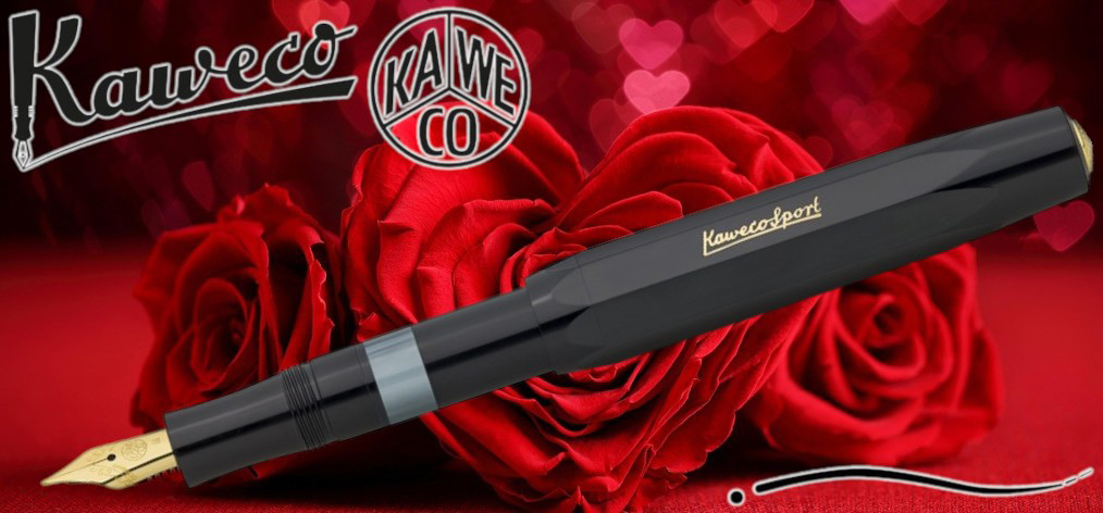 Stylo plume Kaweco, série Piston Filler Sport Classic Noir GT 