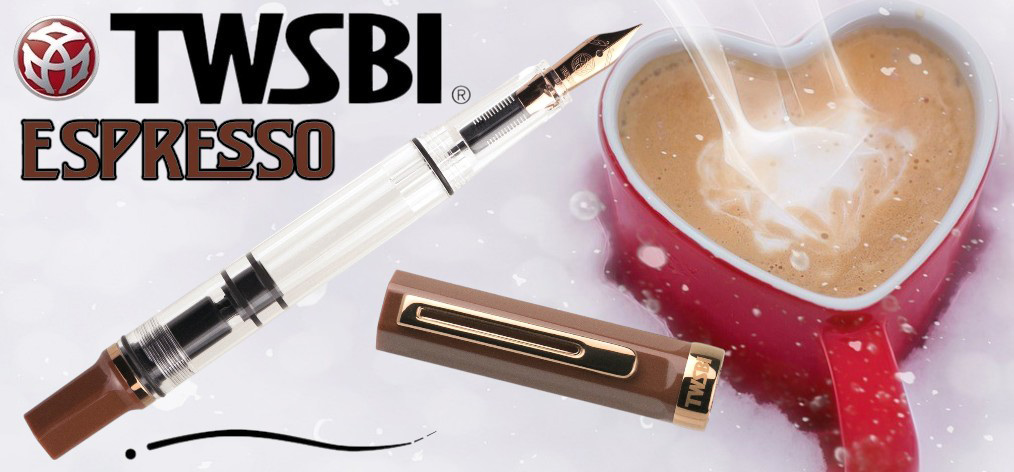 Stylo plume TWSBI, série Eco Espresso/Bronze